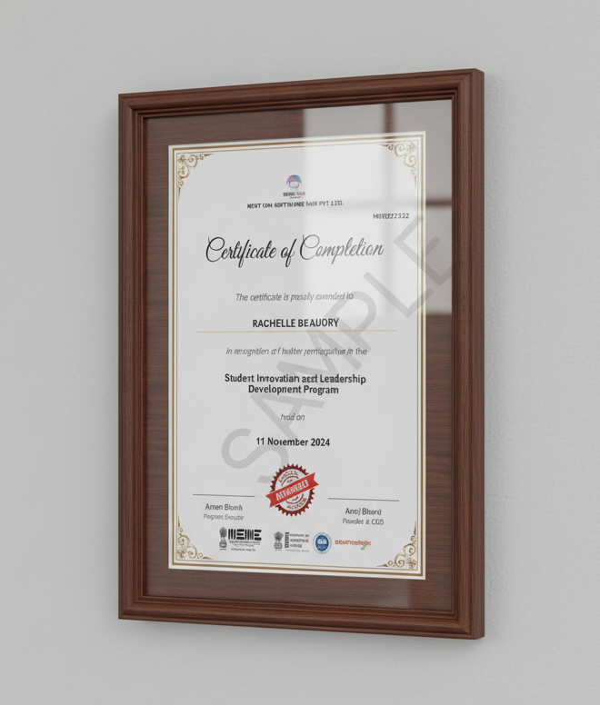Frame Certificate